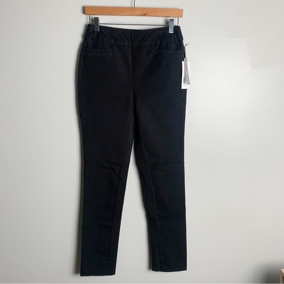 NWT Soft Surroundings superla pull on straight leg pant black size XS - Picture 1 of 9